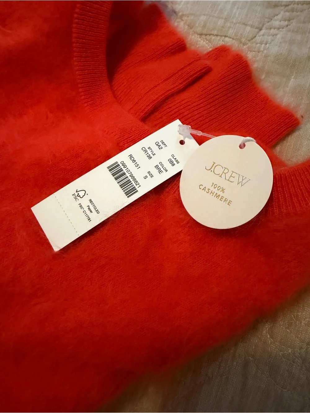 J. Crew luxuriously soft